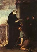 MURILLO, Bartolome Esteban St. Thomas of Villanueva Distributing Alms oil painting reproduction